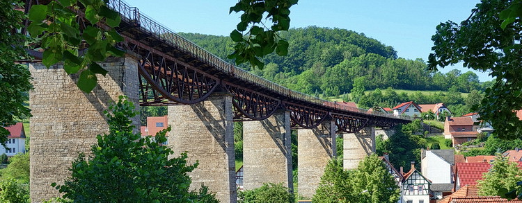 Der Lengenfelder Viadukt im Eichsfelder Tal