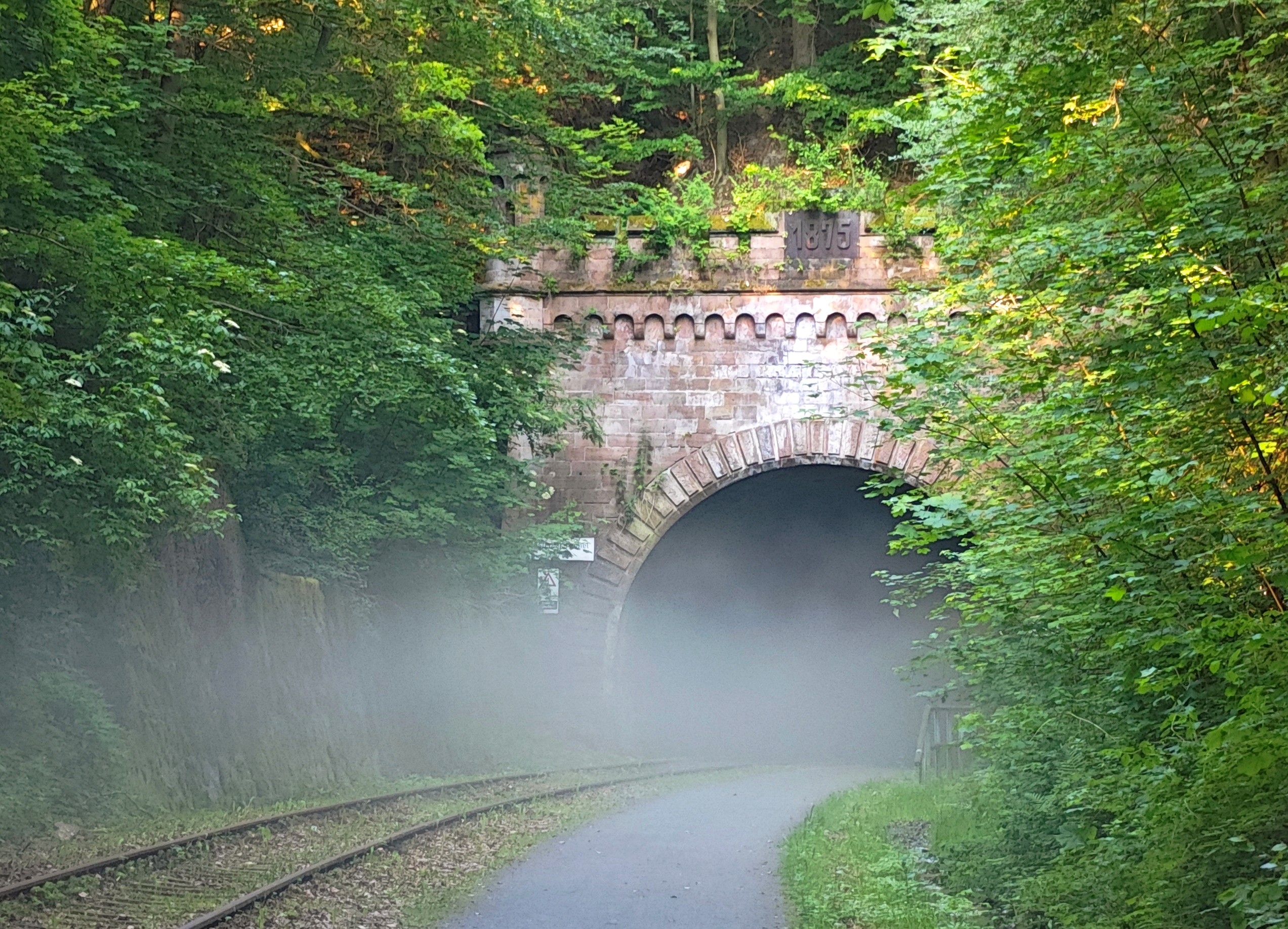 Unterwegs auf der historischen Trasse