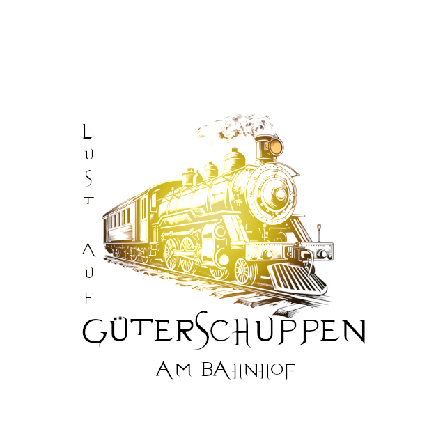 Lust auf Güterschuppen am Bahnhof — Logo der Gaststätte